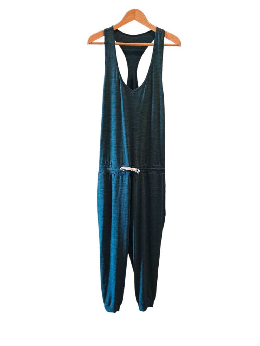 💙 VUORI Emerald Green Racerback Sleeveless Tank Jumpsuit Fall Autumn